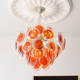 French Glass Chandelier Accessible Luxury Princess Room Cloakroom Medieval Master Bedroom Cream Style Restaurant 2025 New Bedroom Lamp
