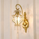 French Crystal Wall Lamp, Living Room, European-Style Sofa, Tv Background Wall Lamp, Aisle, American-Style Light Luxury Bedroom Bedside Lamp