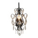 American Retro Crystal Wall Lamp Corridor Aisle South Asian Style Living Room Background Wall French Black Bedroom Bedside Lamp