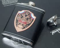 304 stainless steel 7 oz labeled double-headed eagle wine bottle wine barrel free funnel