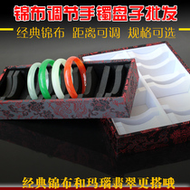 Jinbu black and white bracelet display plate 20 hand bracelet plate agate jade silver jewelry bracelet display props