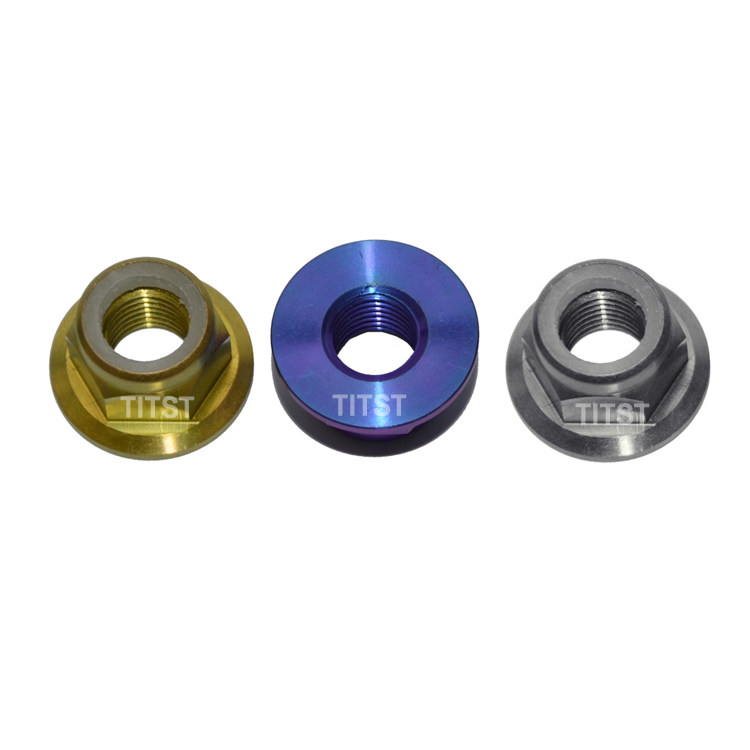 DIN6926 titanium alloy flange anti-loose nut M6 M8 M10 M10 large fluted disc nut