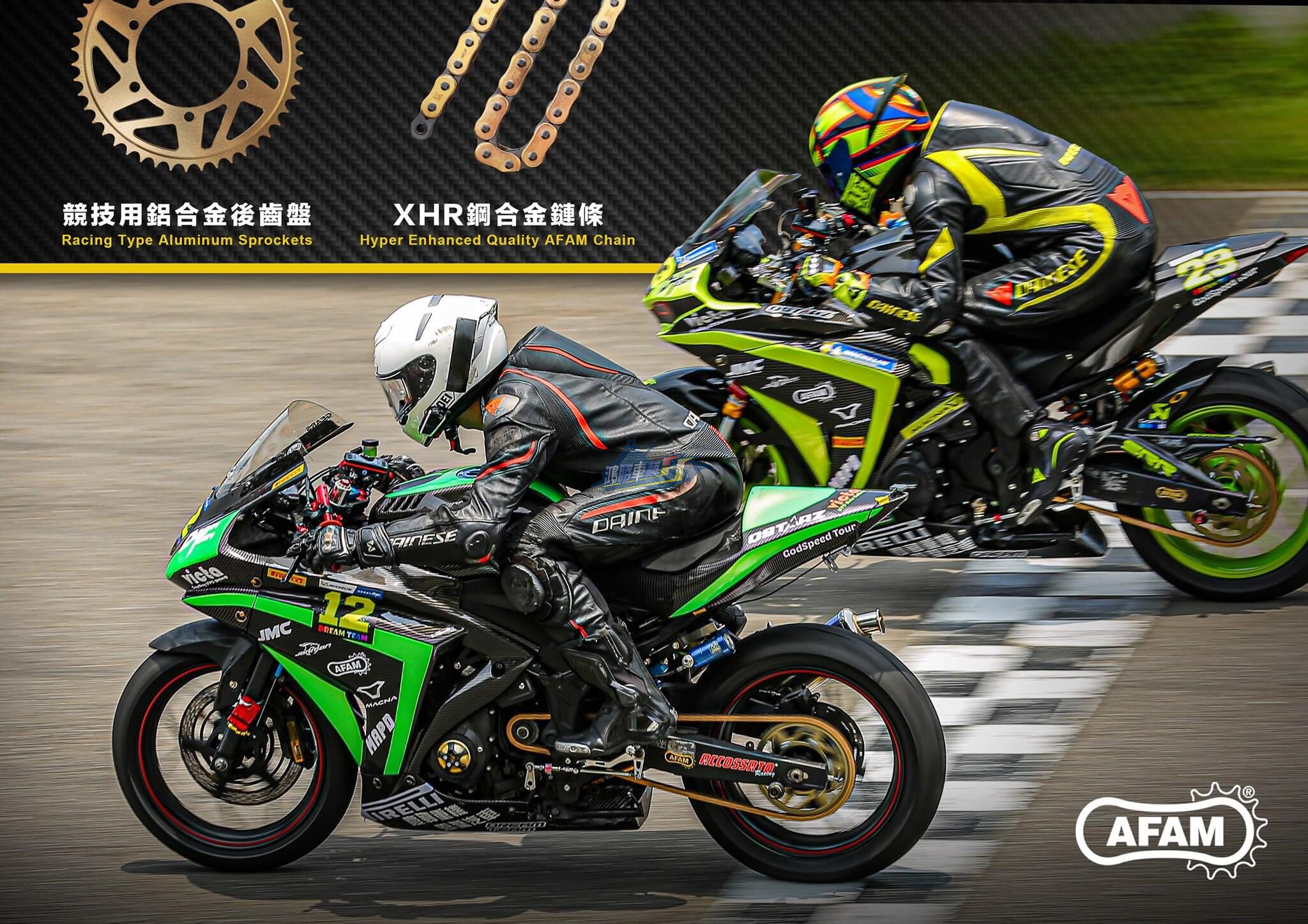 German AFAM Kawasaki Ninja NINJA Z400 modified Tai version of front and rear teeth is larger than large fluted disc solution with 1 4-inch sleeve wrench