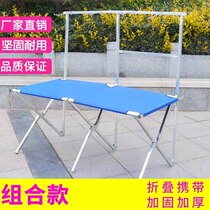 Foldable small table suitcase portable multifunctional stall shelf lightweight stall dormitory computer bed ll