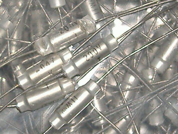 American ITW 0 047UF 200V axial capacitor of tin film