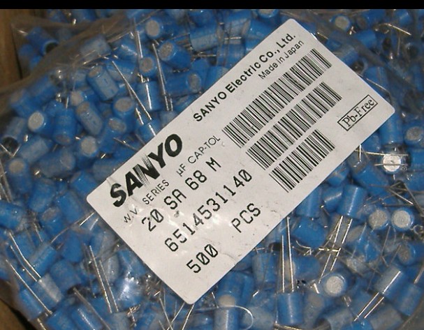 Sanyan solid 68uf 20v fever electrolytic capacitor
