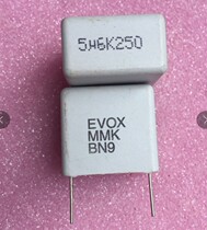 New Swedish EVOX5 6UF250V divider capacitor height 2 4 width 2 6 thick 1 6 foot distance 2 25CM