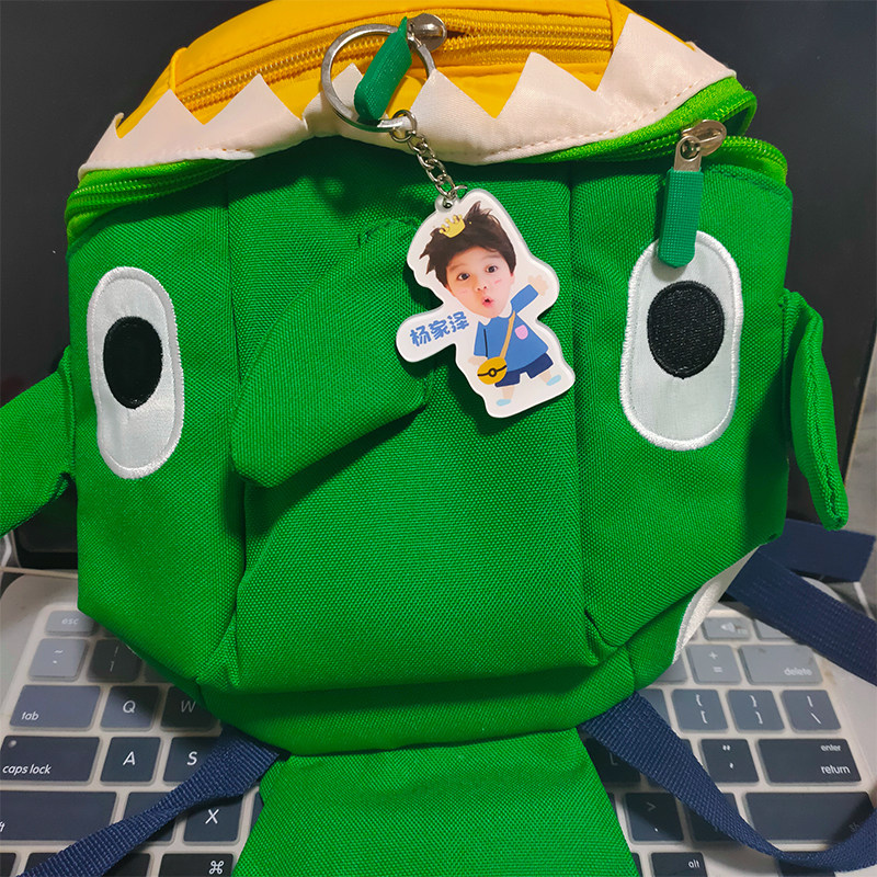 Kindergarten School Bag Photo Name Hanging up Hanging Buckle Surnames Nameplate Pendants Pendants Hanging children Entrance Garden Preparation Supplies-Taobao