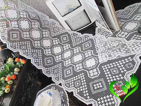 Original single collection handmade net buckle woven lace lace lace full cotton thread table flag cloth disc cushion decorative cover towels multi-size