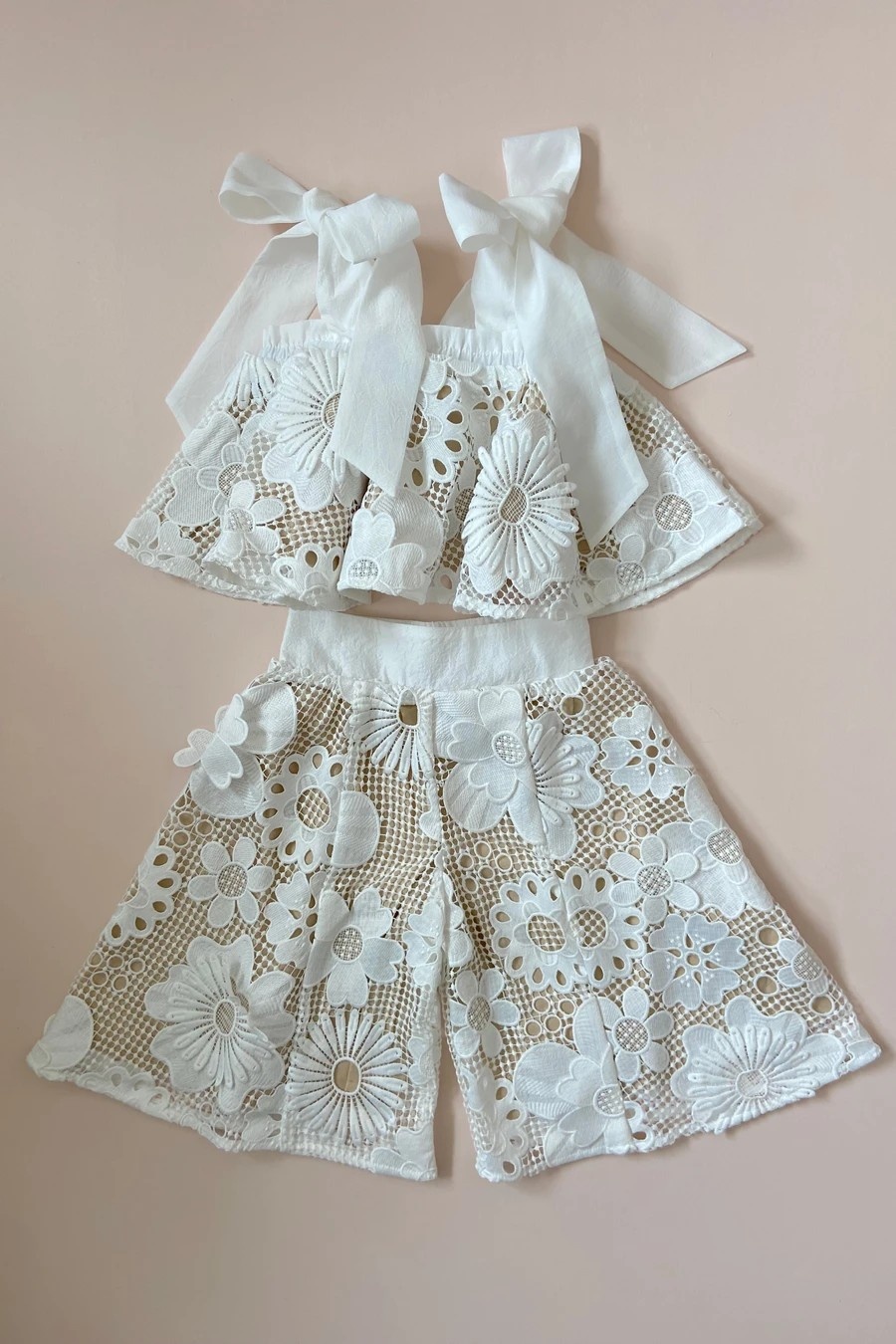 Australia direct mail amelie baby dress dress dress lace tie bow white lace birthday