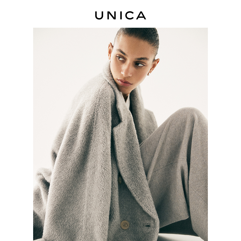Unica's Flagship Store, the Pinnacle of Alpaca Wool: Peruvian Imported Inca Undyed Alpaca Wool Woolen Coat Unica's Flagship Store, the Pinnacle of Alpaca Wool: Peruvian Imported Inca Undyed Alpaca Wool Woolen Coat