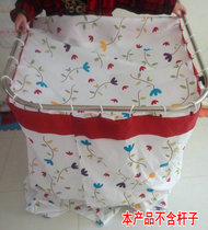 Recommended thickened warm winter bath bathing U-shaped bath bar with top square bath curtain children adult polyester cloth waterproof