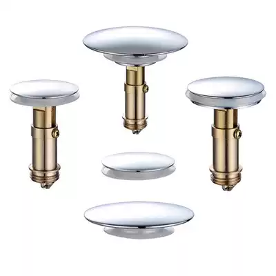 All Copper Basin wash basin wash basin basin bucket bathtub water drain accessories bouncing lid sealing plug head