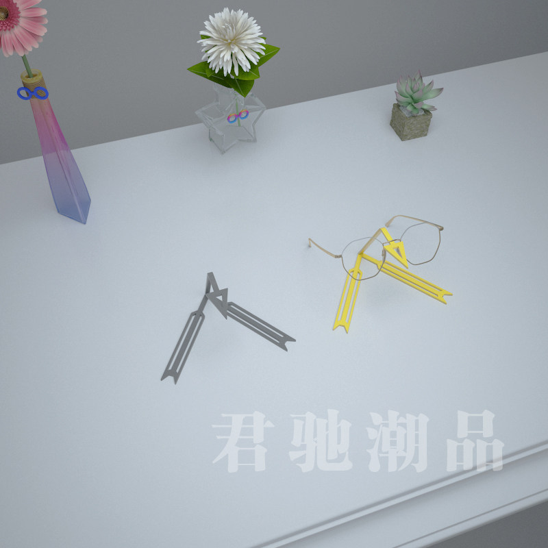 Jun Chi Tide Metal Arrowhead Glasses Display Rack Glasses Shop Counter Display Props Sun Glasses Sun Glasses Props