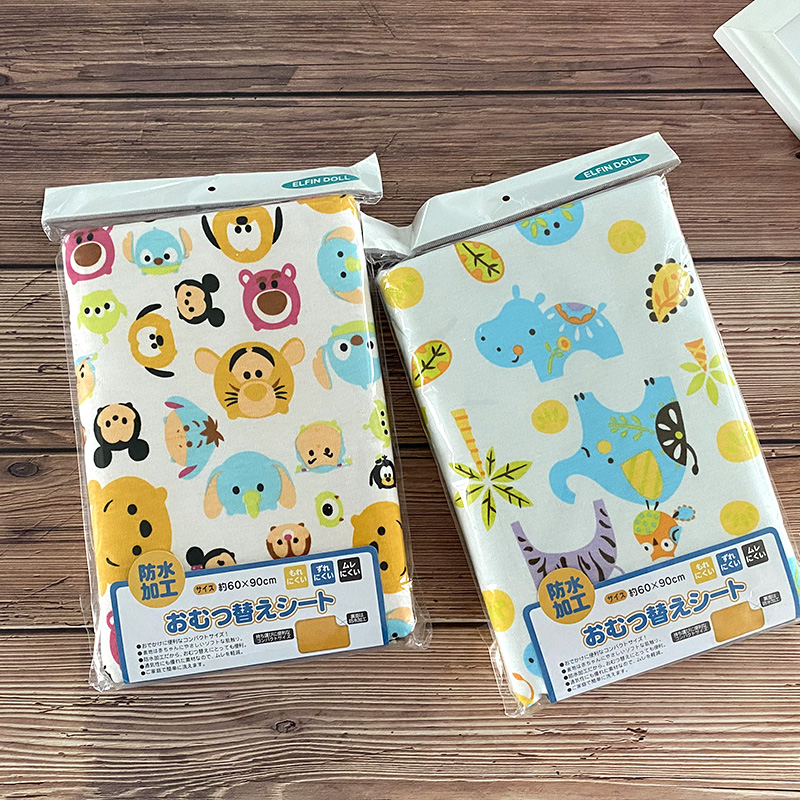 Daily single baby waterproof and breathable pure cotton bamboo fiber washable urine-proof cushion newborn baby double-sided anti-slip large compartment pee