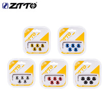 ZTTO bicycle plate nail 7075 aluminum tooth plate single plate plate nail aluminum alloy plate nail 5 7MM color plate nail