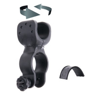 ZTTO bicycle light clip can rotate 360 degrees clamp flashlight holder front lamp holder fixing bracket lamp holder accessories