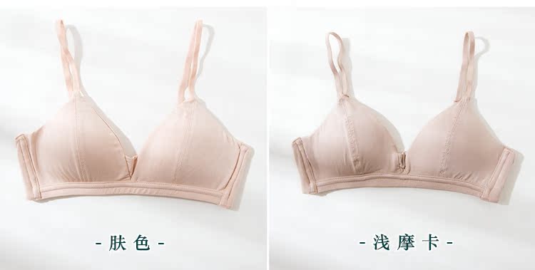 Mùa xuân và mùa hè mới sexy Pháp tam giác cup ladies đồ lót phương thức không có vòng thép cotton bikini close-fitting áo ngực