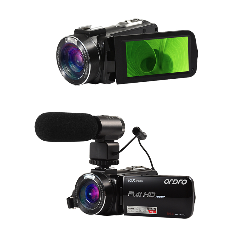 [Đảm bảo xác thực] Máy ảnh kỹ thuật số Ordro / Ouda HDV-Z82 Zoom quang kinh doanh HD