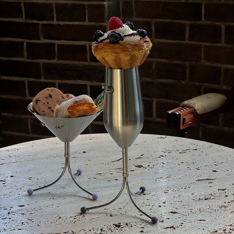 Palform Stainless Steel Tableware Design Wine Glasses Champagne Glasses Dinner Plates Fruit Plates Utensils Holiday Gifts Palform Stainless Steel Tableware Design Wine Glasses Champagne Glasses Dinner Plates Fruit Plates Utensils Holiday Gifts