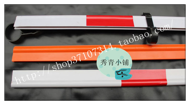 UK-40 cross-path light cable reflective warning protection tube red and white flat for warning tubes PVC wear wire tubes