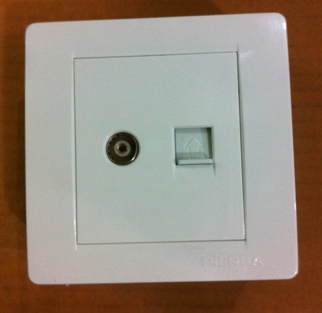 Wenzhou Pirsa Pilsa Switch Socket Steel Frame Structure S70 Series 86 Type TV Computer Plug