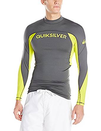 Quiksilver Men's Jellyfish Suit Surf Suit Long Sleeve Top Sunscreen Shirt Outdoor Quick Dry Snorkeling Diving