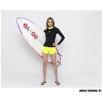 South Korea ROXY UPF50 sunscreen suit Long sleeve jellyfish suit Surf swim top Diving women snorkeling