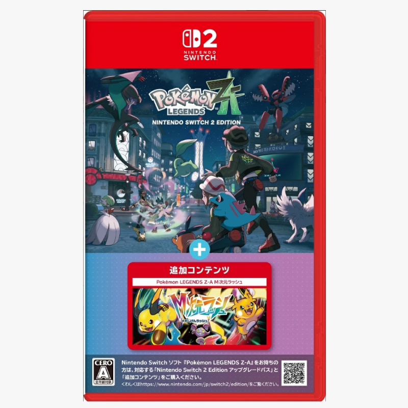 Switch Ns2 Pokémon Legends Z-A+ Season Pass Dimensional Burst Unified Edition Japanese Version Chinese Language