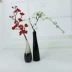 Bình gốm trắng hiện đại tối giản trang trí nhà hoa cắm hoa màu đen thủy tinh trang trí cắm hoa - Vase / Bồn hoa & Kệ Vase / Bồn hoa & Kệ