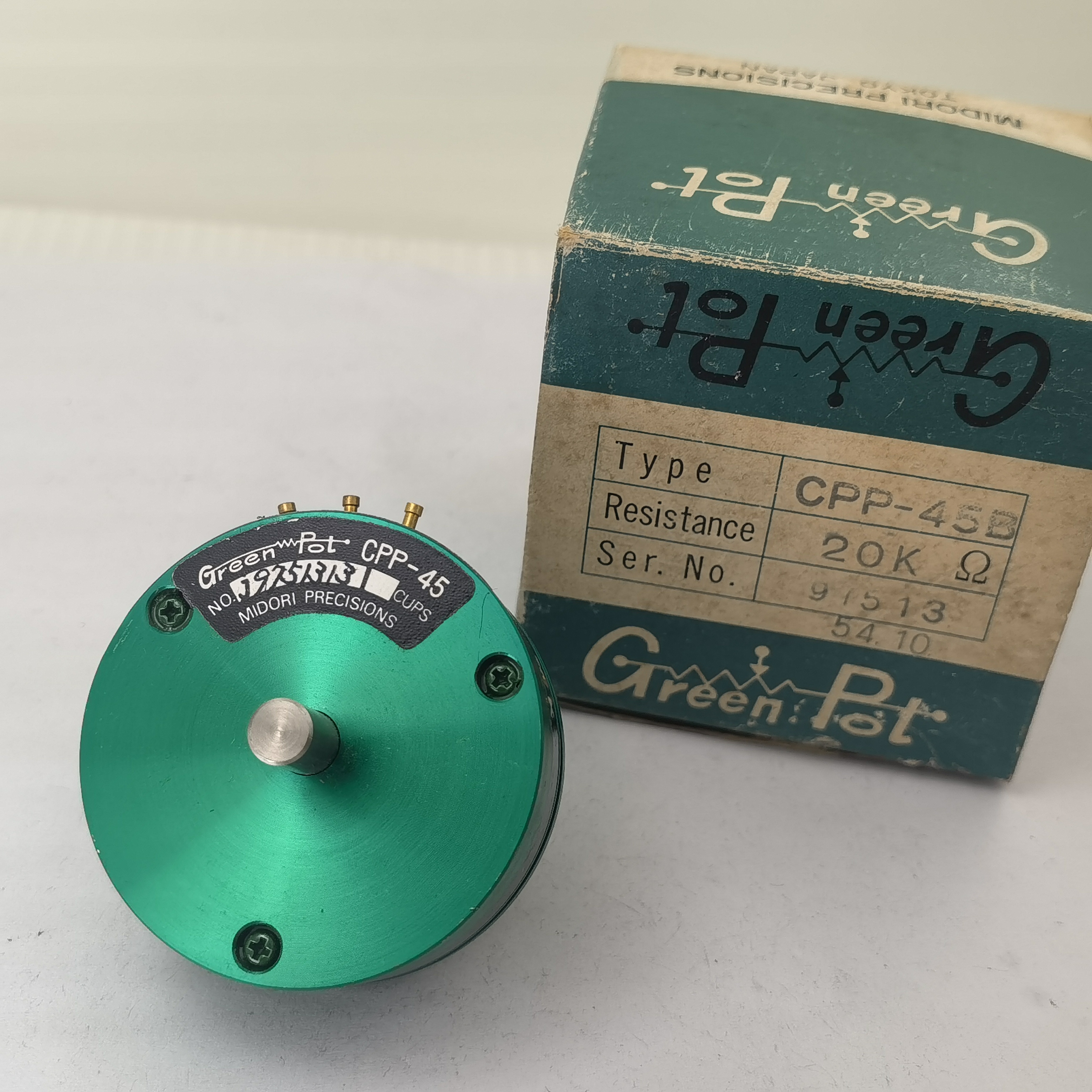 GreenPot CPP-45B conductive plastic potentiometer double axis 20K-Taobao