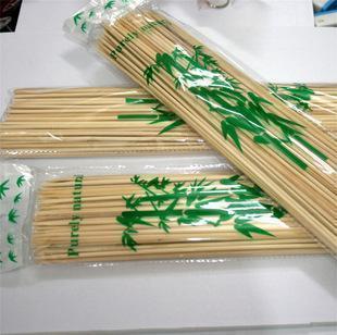 30cm long disposable bamboo sticks BBQ bamboo sticks 80 bamboo sticks can be picked up by the Shenzhen BBQ store