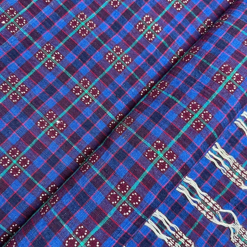 Whole Roll for Sale Shanghai Brocade Fabric Lightning Fabric Hand-Woven Fabric All-Cotton Traditional Fabric Patchwork Handmade Tea Mat Fabric DIY