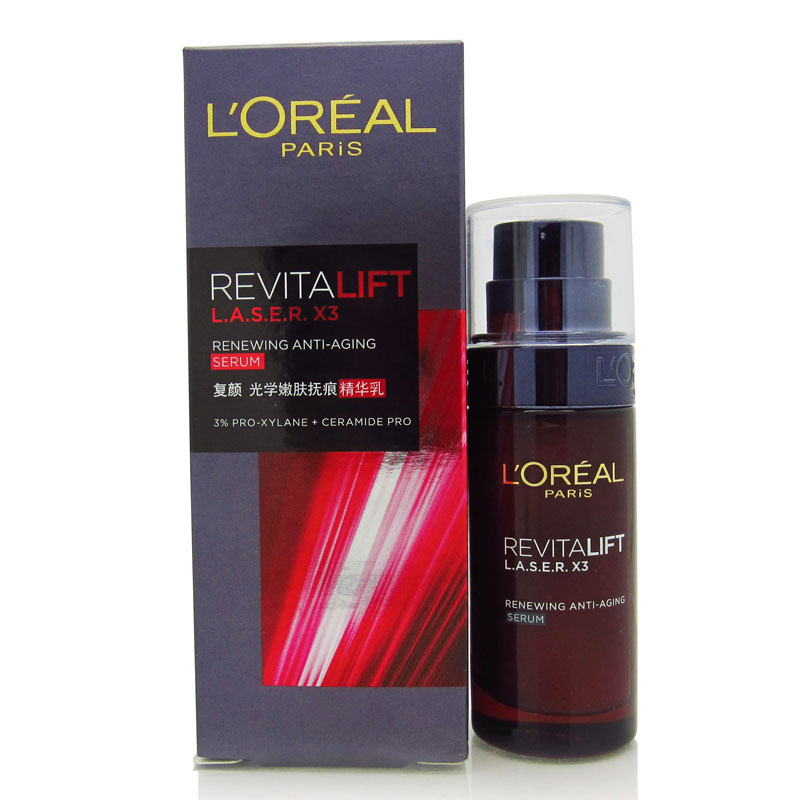 欧莱雅 复颜光学嫩肤抚痕精华乳 30ml 美白 祛斑 抗老紧致