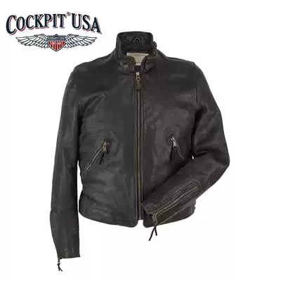 USA Cockpit Off-Road Locomotive Jacket Men's Goatskin Leather Z21M013 Spot Shunfeng