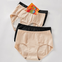 MsShe2022 New Medium-high Waist Sexy Pro-Skin Graphene Full Cotton Stall Menstrual Aunt Physiological Anti-Leaking Underwear