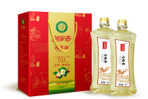 Pressed first-level camellia oil 1L * 2 bottles of gift boxes for pregnant women mothers babies young children baby cooking oil