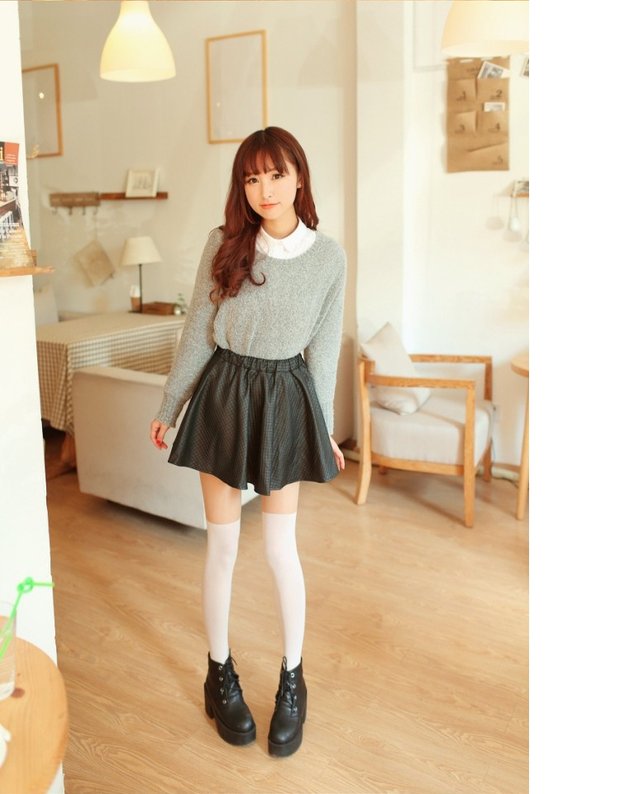 Khâu giả vớ vớ giảm béo vớ giả đùi đùi quần vớ vớ đen trắng skinny cao ống nữ phụ kiện thời trang nữ