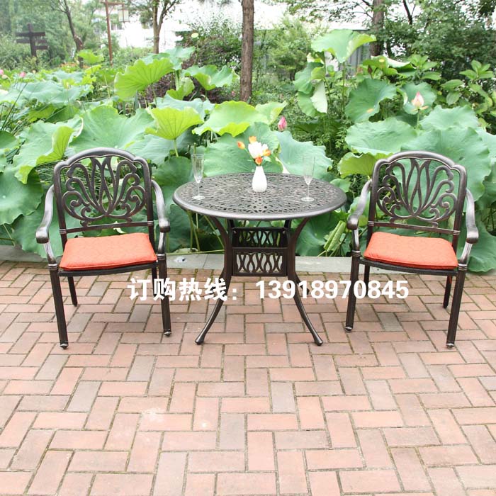 Bàn ghế ngoài trời đúc bàn ghế nhôm Bàn ghế ngoài trời ban công bàn ghế thanh bàn ghế giải trí bàn ghế - Đồ gỗ ngoài trời bàn ghế ngoài trời đẹp