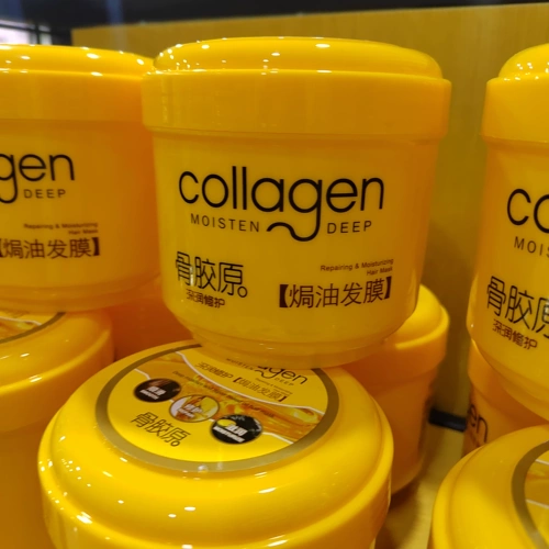 Коллаген, маска для волос, кондиционер, маска пленка, мазь, уход за волосами, 500 грамм