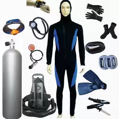 Diving suit set diving equipment full set of combination scuba diving supplies suction equipment oxygen tank gas cylinder set