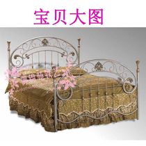 yD255 European iron bed single bed double bed bedroom bed hotel apartment bed 1 5 m 1 8 m