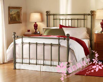 yD487 Nordic wrought iron bed double modern minimalist apartment bed light luxury Princess 1 5 m 1 8 meters bedroom iron