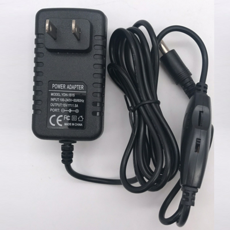 Special Power Cord for Electric Foot Grinder, Original Power Adapter 12V15V with Speed Control Switch Charging Cable