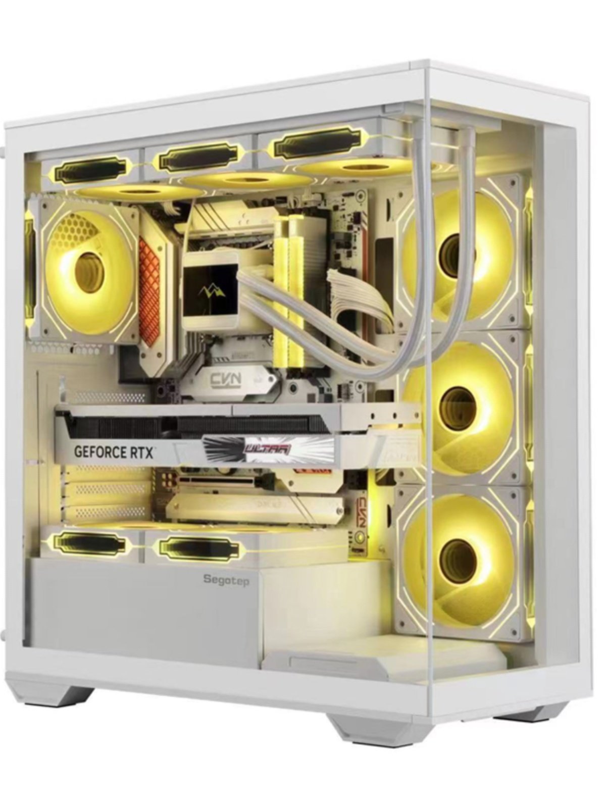 Asus I5 14600Kf Sea View Room White I7 Host Desktop Rtx5060 Graphics Card Game Office Computer