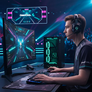 Kyushu Fengshen Ch270 Vertical Desktop Computer Case with Temperature Display, Supports 360 Water Cooling, Matx Back-Plug, Simple Design