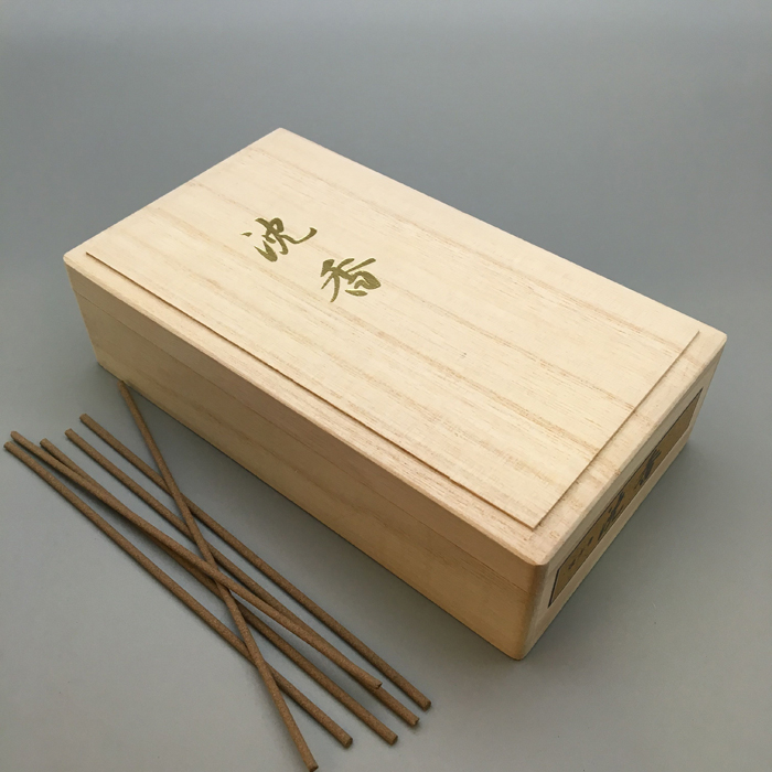 Japan original agarwood smoke less line incense Tung wood gift box calm and quiet indoor incense spot