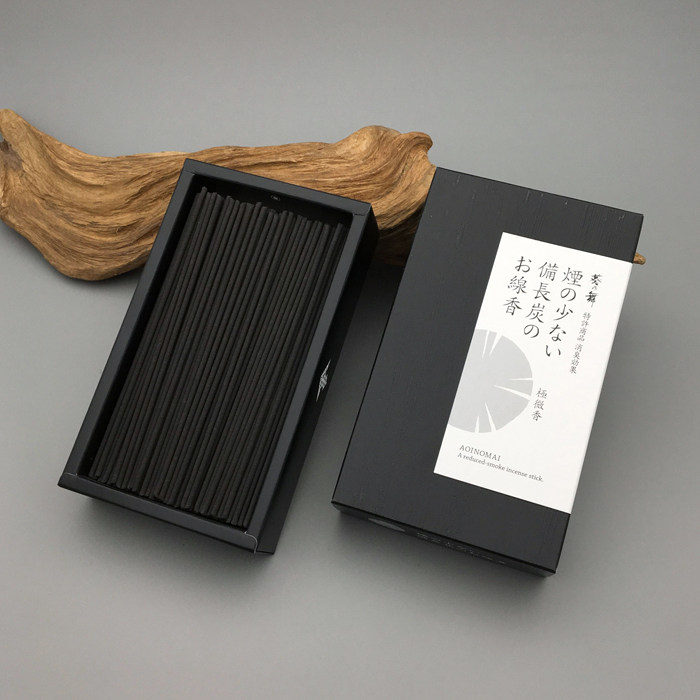 日本原装葵乃舞烟少備長炭极微香消臭线香现货