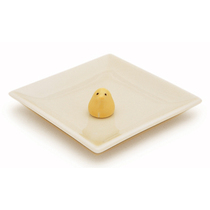  Imported from Japan Xiangtang ivory ceramic incense plate and chicken incense holder incense insert incense stand spot