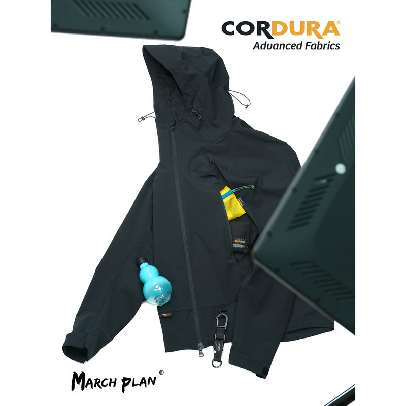 March Liang (He) Helium 2.0 Cordura ® Water-Repellent Outdoor Windproof Mountaineering and Hiking Hooded Soft Shell Jacket